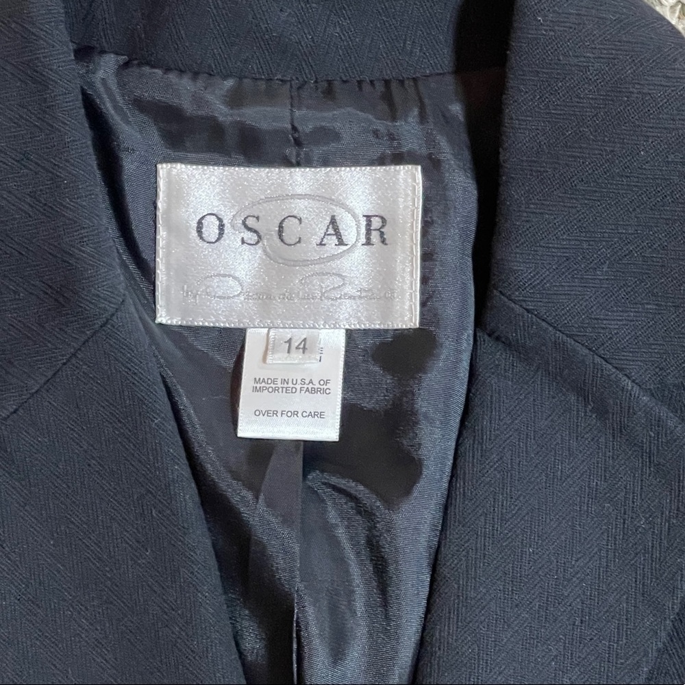 Oscar De La Renta Blazer Black Size 14 - Picture 5 of 6